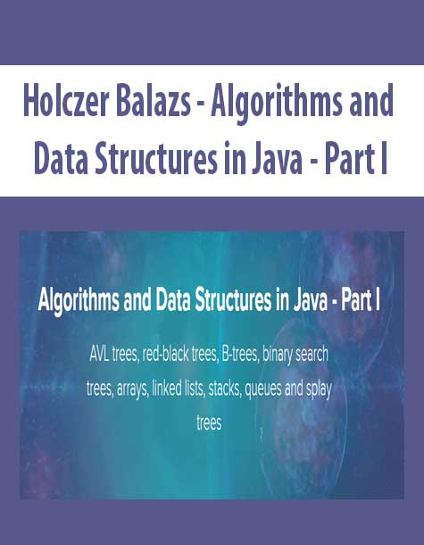 [Download Now] Holczer Balazs - Algorithms and Data Structures in Java - Part I