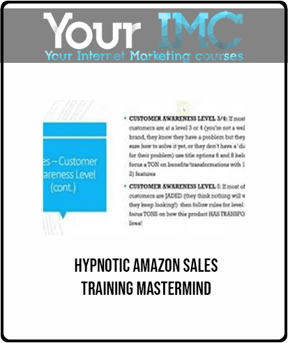 [Download Now] Hypnotic Amazon Sales Training Mastermind