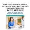 [Download Now] 2-Day: Rapid Response: Master the Critical Signs and Symptoms that Patients Provide - Rachel Cartwright-Vanzant
