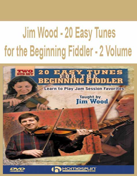 [Pre-Order] Jim Wood - 20 Easy Tunes for the Beginning Fiddler - 2 Volume