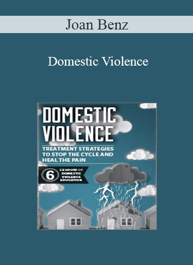 Joan Benz - Domestic Violence: Treatment Strategies to Stop the Cycle and Heal the Pain