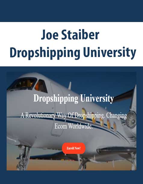 [Download Now] Joe Staiber - Dropshipping University