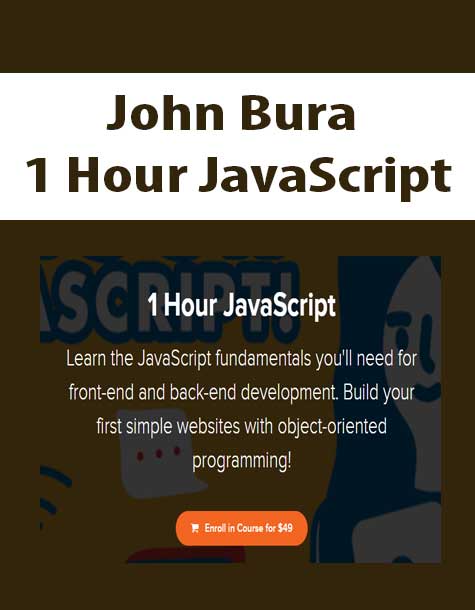 [Download Now] John Bura - 1 Hour JavaScript