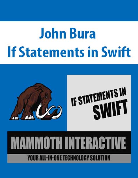 [Download Now] John Bura - If Statements in Swift