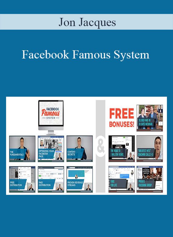 [Download Now] Jon Jacques - Facebook Famous System