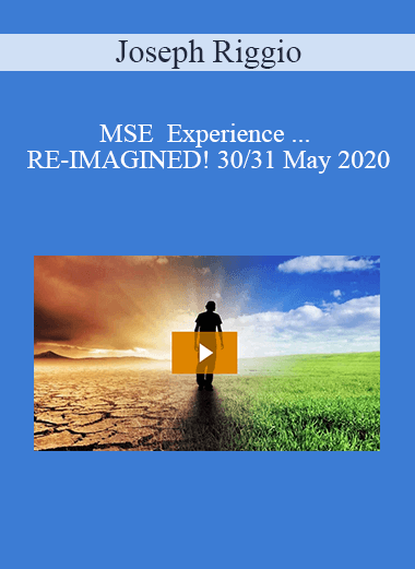 Joseph Riggio - MSE | Experience ... RE-IMAGINED! 30/31 May 2020