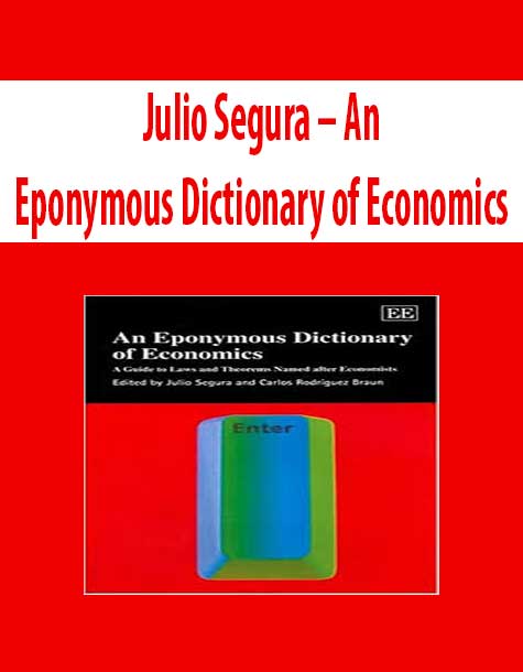 Julio Segura – An Eponymous Dictionary of Economics