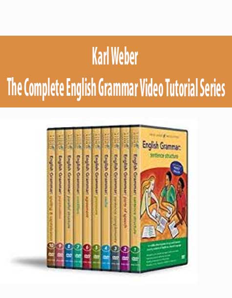 [Download Now] Karl Weber – The Complete English Grammar Video Tutorial Series