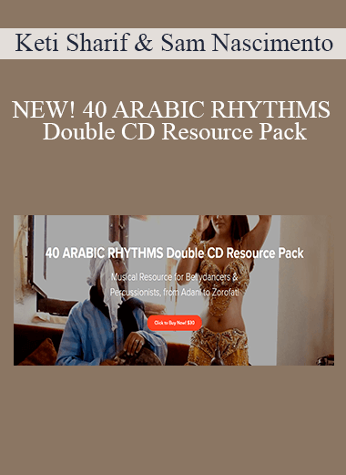Keti Sharif & Sam Nascimento - NEW! 40 ARABIC RHYTHMS Double CD Resource Pack
