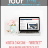 [Download Now] Krista Dickson – Pinterest Manager Masterclass