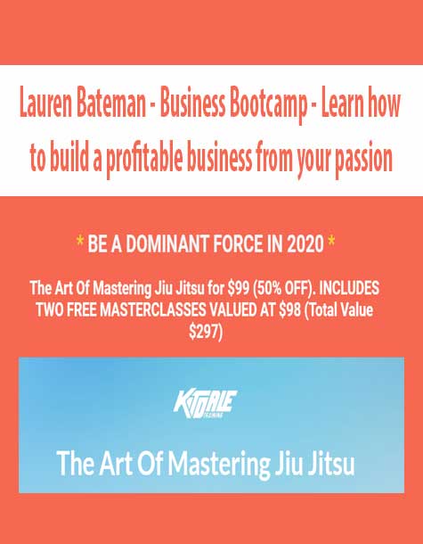[Download Now] Lauren Bateman - Business Bootcamp - Learn how to build a profitable business from your passion