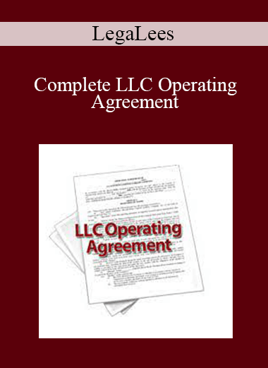 LegaLees - Complete LLC Operating Agreement