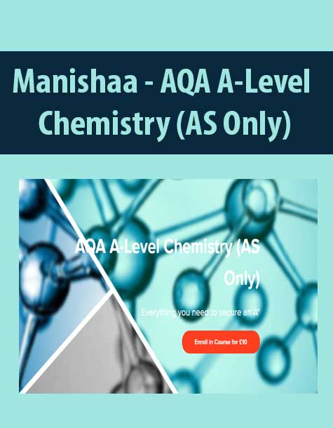 [Download Now] Manishaa - AQA A-Level Chemistry (AS Only)