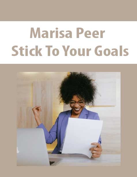 [Download Now] Marisa Peer – Stick To Your Goals