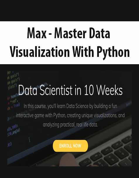 [Download Now] Max - Master Data Visualization With Python