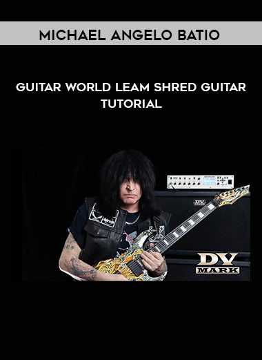 Guitar World Leam Shred Guitar - TUTORIAL - Michael Angelo Batio