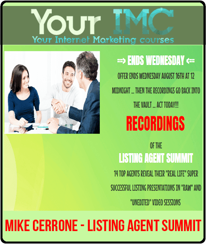 [Download Now] Mike Cerrone - Listing Agent Summit