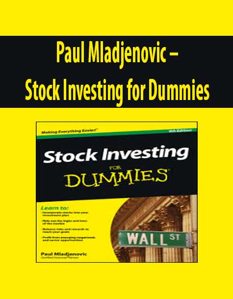 Paul Mladjenovic – Stock Investing for Dummies