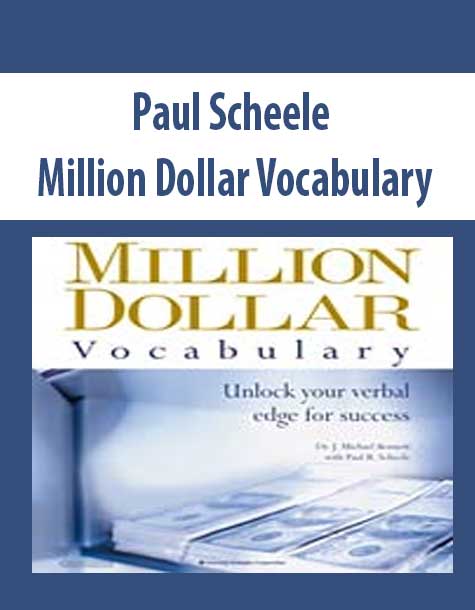 [Download Now] Paul Scheele – Million Dollar Vocabulary