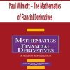 Paul Wilmott – The Mathematics of Fiancial Derivatives