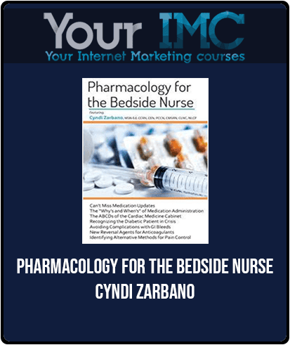 [Download Now] Pharmacology for The Bedside Nurse - Cyndi Zarbano