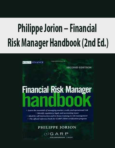 Philippe Jorion – Financial Risk Manager Handbook (2nd Ed.)