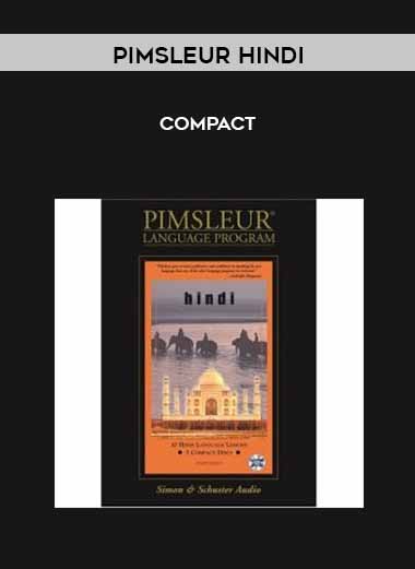 [Download Now] Pimsleur Hindi - Compact