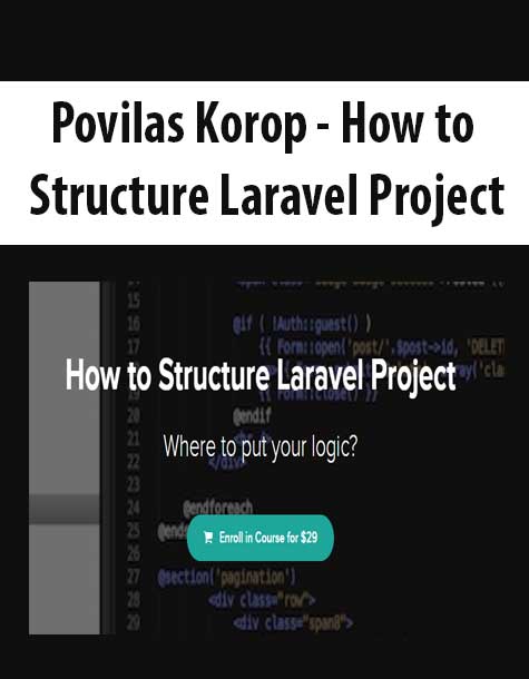 [Download Now] Povilas Korop - How to Structure Laravel Project