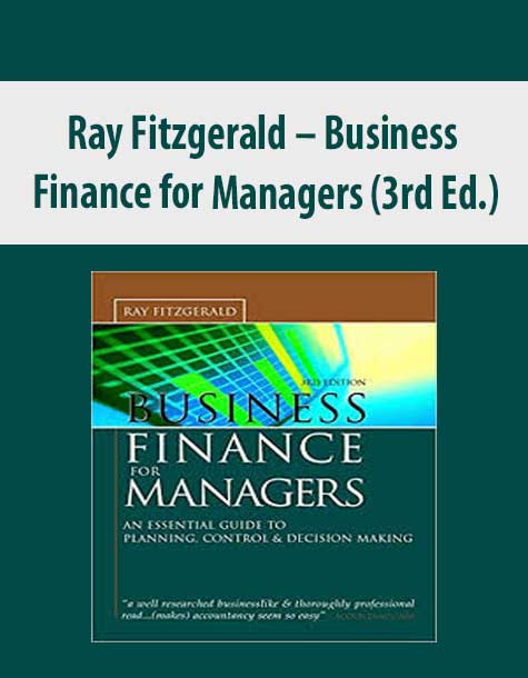 Ray Fitzgerald – Business Finance for Managers (3rd Ed.)