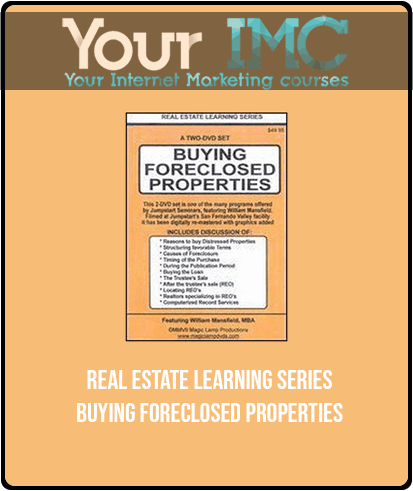Real Estate Learning Series - Buying Foreclosed Properties