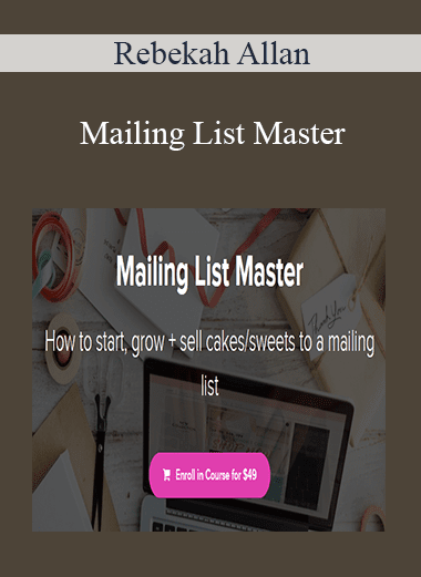 Rebekah Allan - Mailing List Master