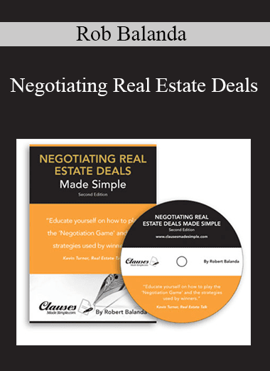 Rob Balanda - Negotiating Real Estate Deals