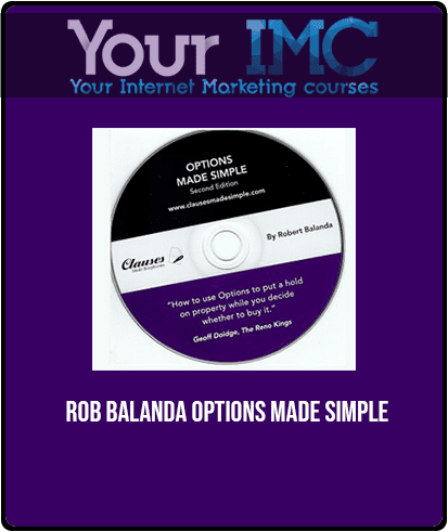 [Download Now] Rob Balanda - Options Made Simple