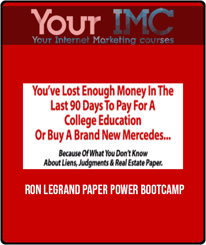[Download Now] Ron Legrand – Paper Power Bootcamp