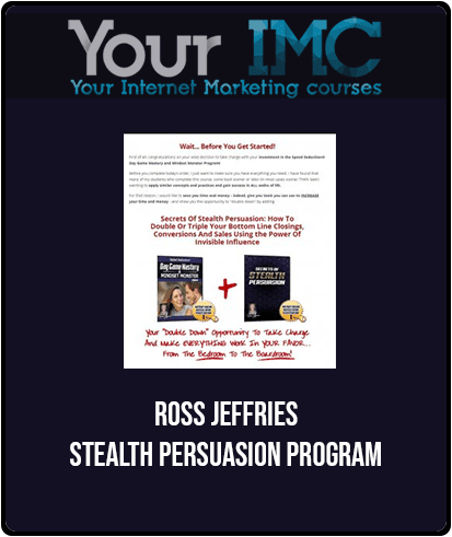[Download Now] Ross Jeffries - Stealth Persuasion Program