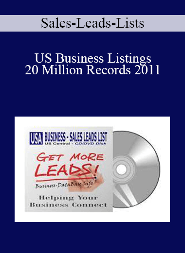 Sales-Leads-Lists - US Business Listings - 20 Million Records 2011