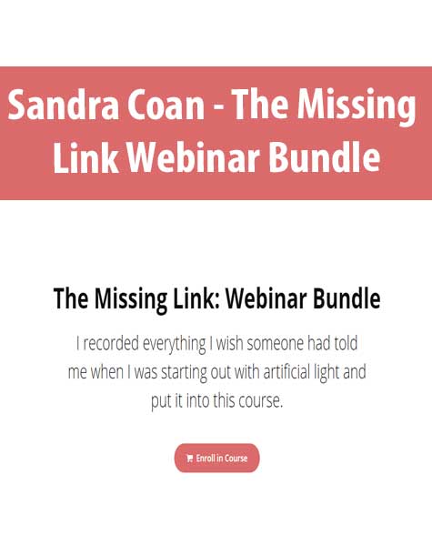 [Download Now] Sandra Coan - The Missing Link Webinar Bundle