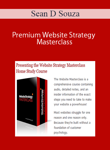 Sean D Souza – Premium Website Strategy Masterclass