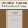 Seth C.Anderson – Mutual Funds. Fifty Years of Research Findings