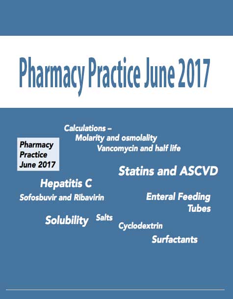 [Download Now] Sharon Tang – Pharmacy Practice June 2017