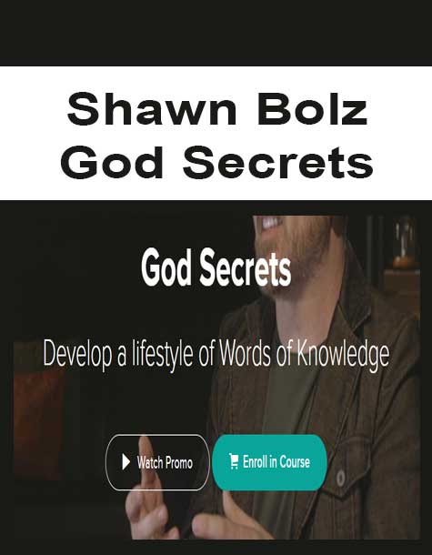 [Download Now] Shawn Bolz - God Secrets