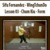 [Download Now] Sifu Fernandez - WingTchunDo - Lesson 03 - Chum Kiu - Form