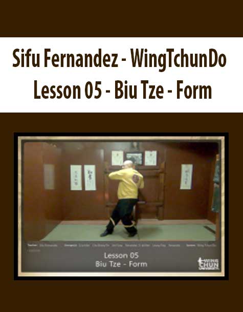 [Download Now] Sifu Fernandez - WingTchunDo - Lesson 05 - Biu Tze - Form