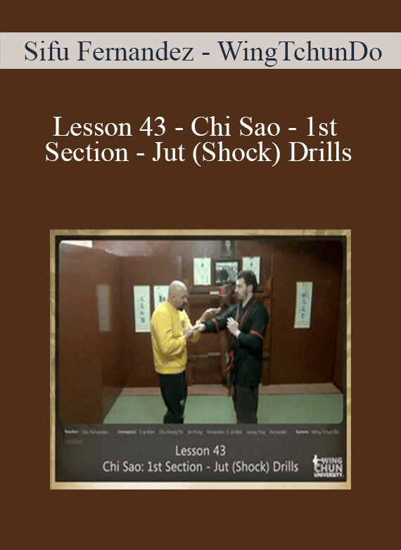 [Download Now] Sifu Fernandez - WingTchunDo - Lesson 43 - Chi Sao - 1st Section - Jut (Shock) Drills