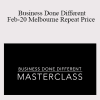 Simone Milasas - Business Done Different Feb-20 Melbourne Repeat Price