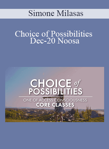 Simone Milasas - Choice of Possibilities Dec-20 Noosa