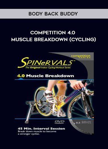 Competition 4.0 - Muscle Breakdown (cycling) - Spinervals