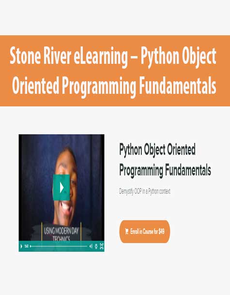 [Download Now] Stone River eLearning – Python Object Oriented Programming Fundamentals
