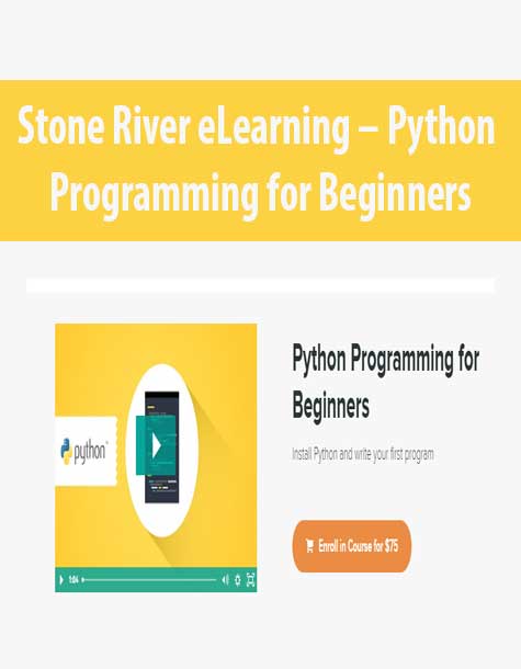 [Download Now] Stone River eLearning – Python Programming for Beginners