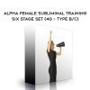 Subliminal Shop – Alpha Female Subliminal Training Six Stage Set (4G – Type B/C)